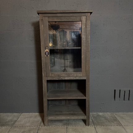 Driftwood Kast met Glasdeur