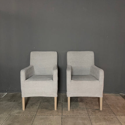 Linnen eetkamerstoelen