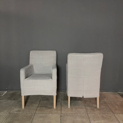 Linnen eetkamerstoelen