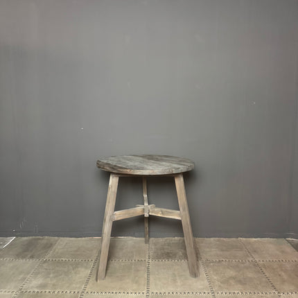 Driftwood bijzettafel rond