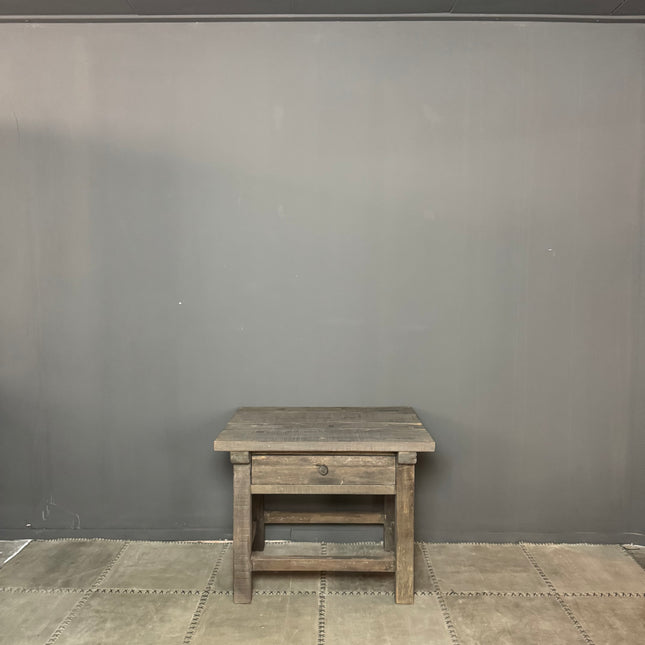 Driftwood tafeltje met lade