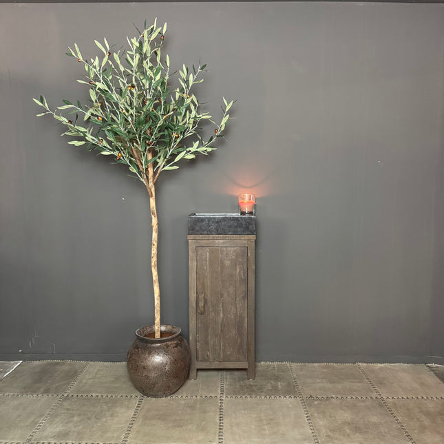 Driftwood wc-meubel met spoelbak
