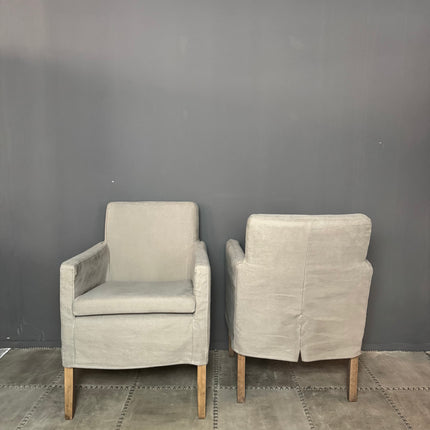 Linnen eetkamerstoelen