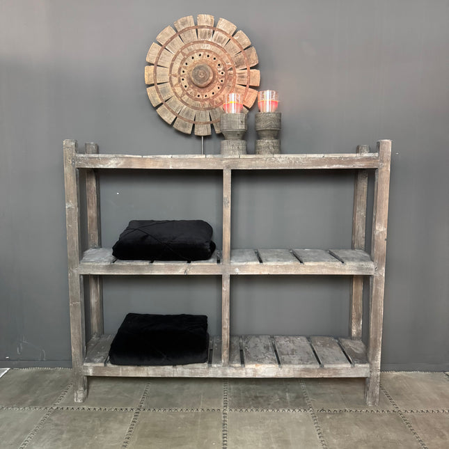 Uniek India Rek 3 lagen met middenbalk