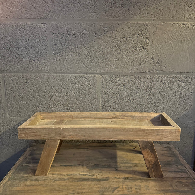 Houten decoratief bankje