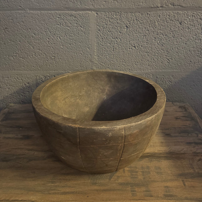Authentieke houten schaal
