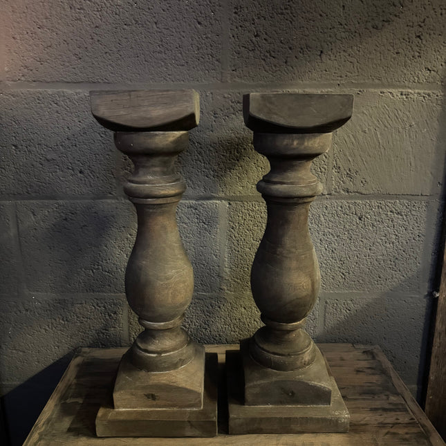 Massief houten balusters