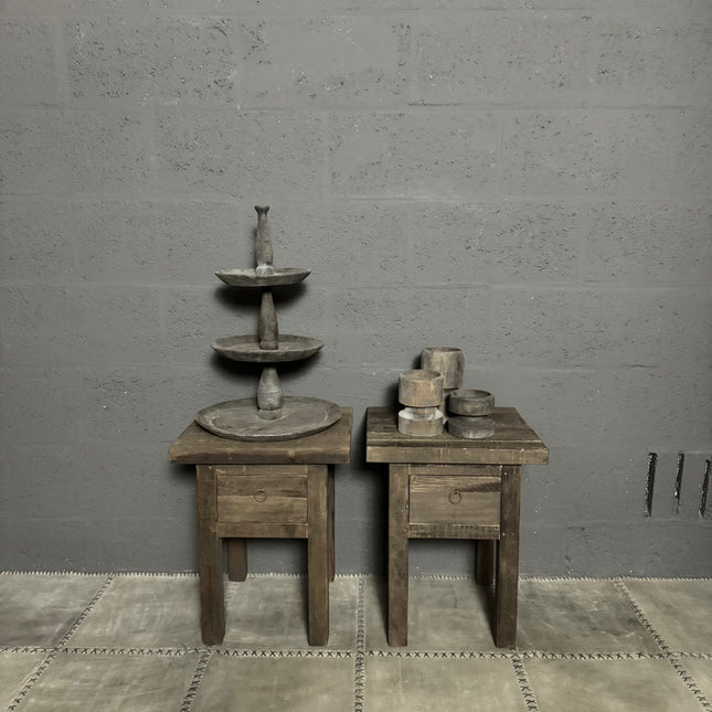 Driftwood nachtkastje met lade