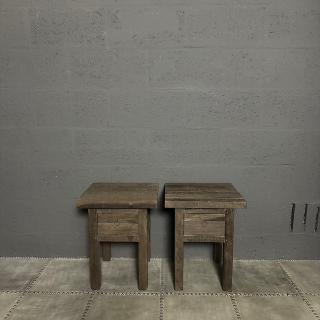 Driftwood nachtkastje met lade