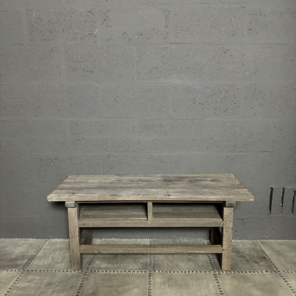 Driftwood salontafel met 2 vakken
