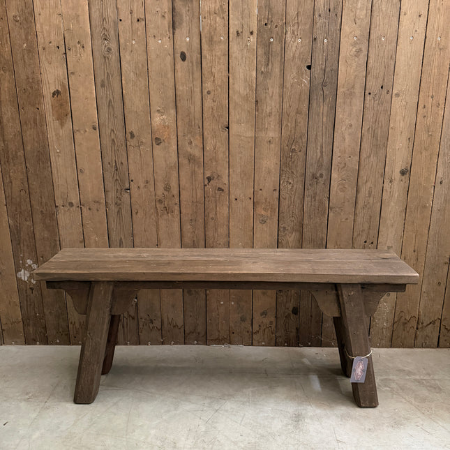 Driftwood Chinees bankje | Landelijk houten bankje