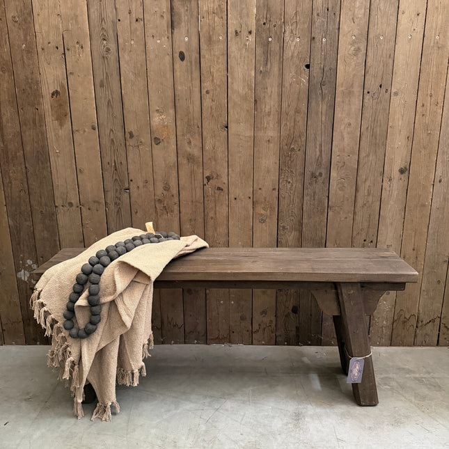 Driftwood Chinees bankje | Landelijk houten bankje