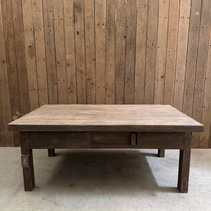Old Barn salontafel met schuiflade | Landelijke houten salontafel