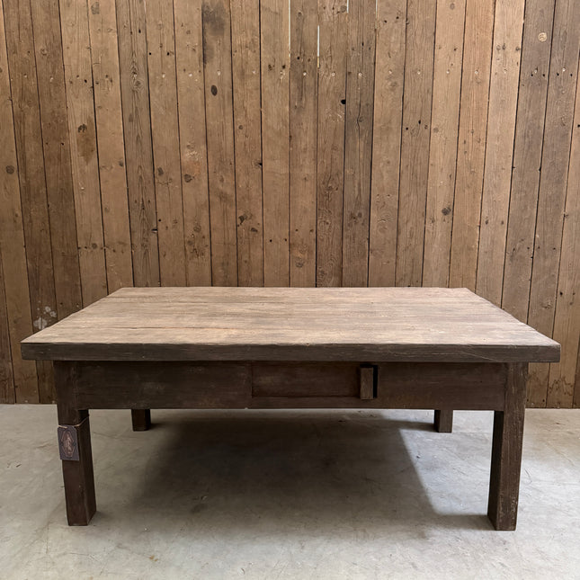 Old Barn salontafel met schuiflade | Landelijke houten salontafel