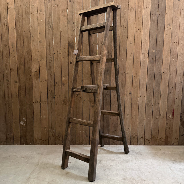 Driftwood ladder | Houten decoratieve ladder | Landelijke woondecoratie