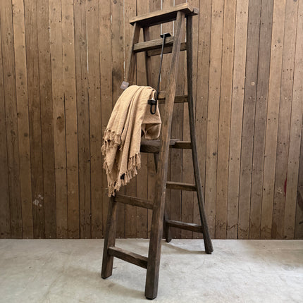 Driftwood ladder | Houten decoratieve ladder | Landelijke woondecoratie
