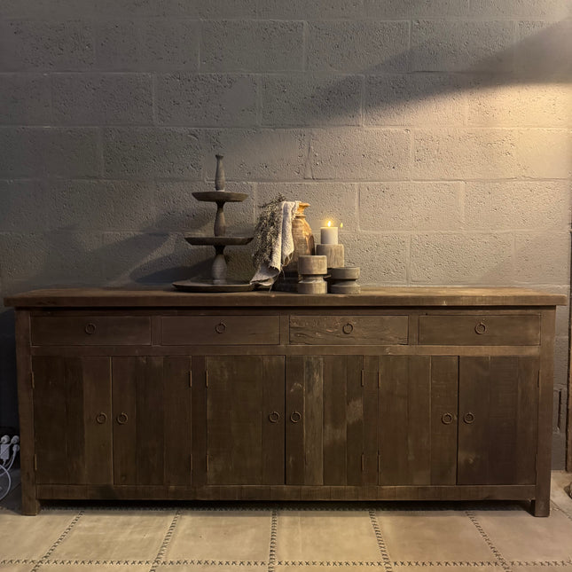Driftwood dressoir – 6 deuren & 4 lades
