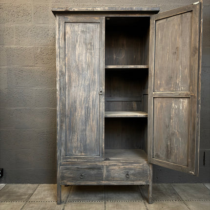 Old Grey kast – 2 deuren & 2 lades