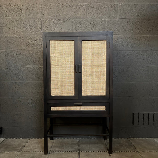 Light & Living kast – 2 deuren & 1 lade (met jute details)