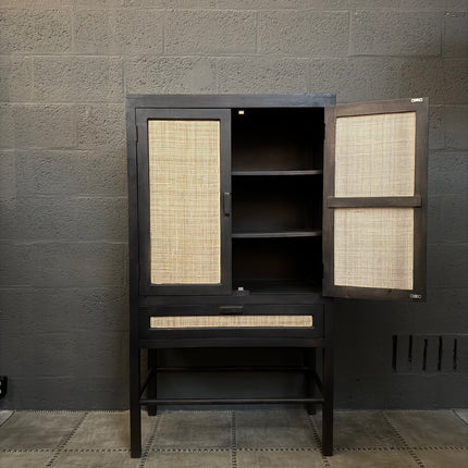 Light & Living kast – 2 deuren & 1 lade (met jute details)