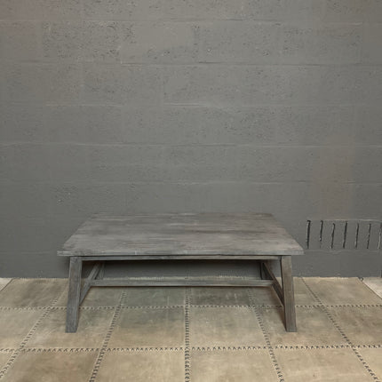 Old Grey salontafel met dwarslat
