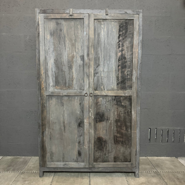 Old Grey kast - 2 deuren