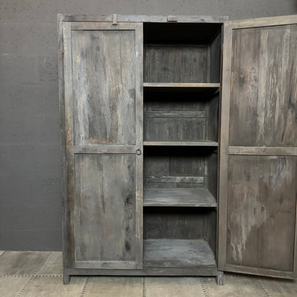 Old Grey kast - 2 deuren