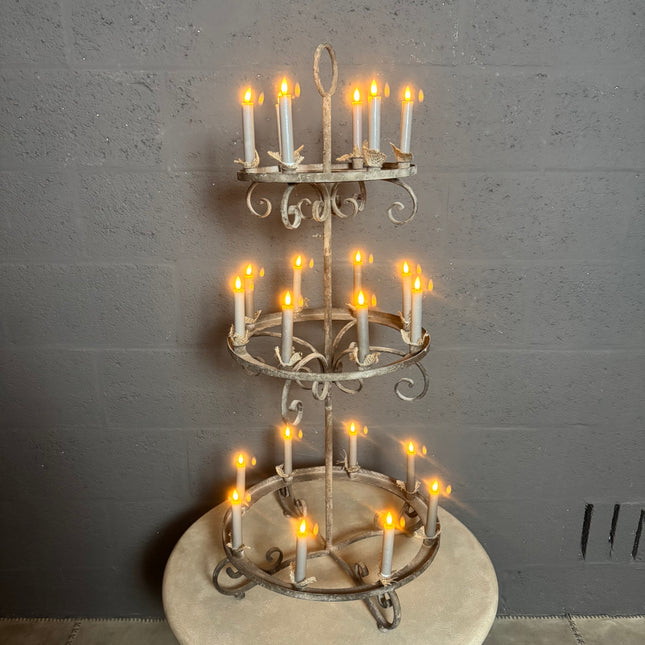 3-laags ijzeren kandelaar