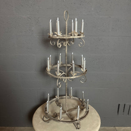 3-laags ijzeren kandelaar