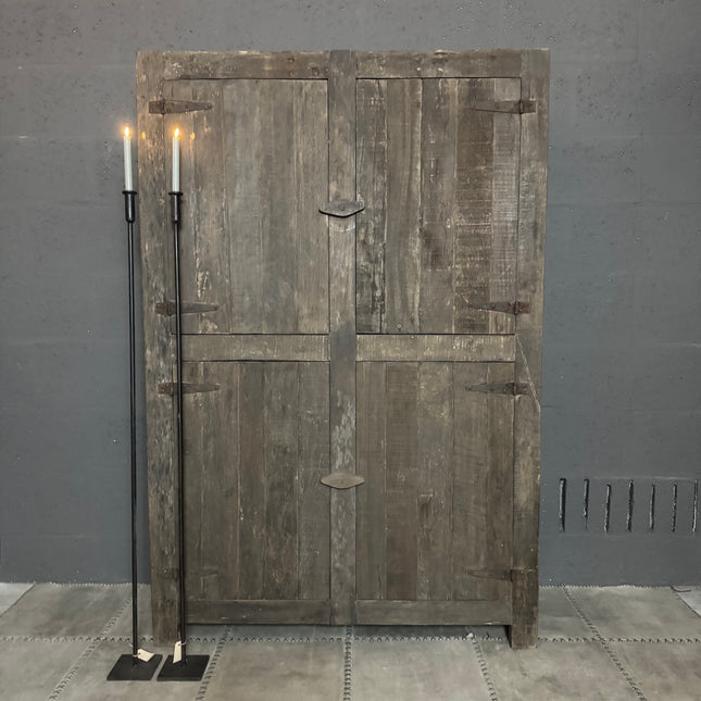 Driftwood Kast – 4-Deurs Robuuste Houten Kast