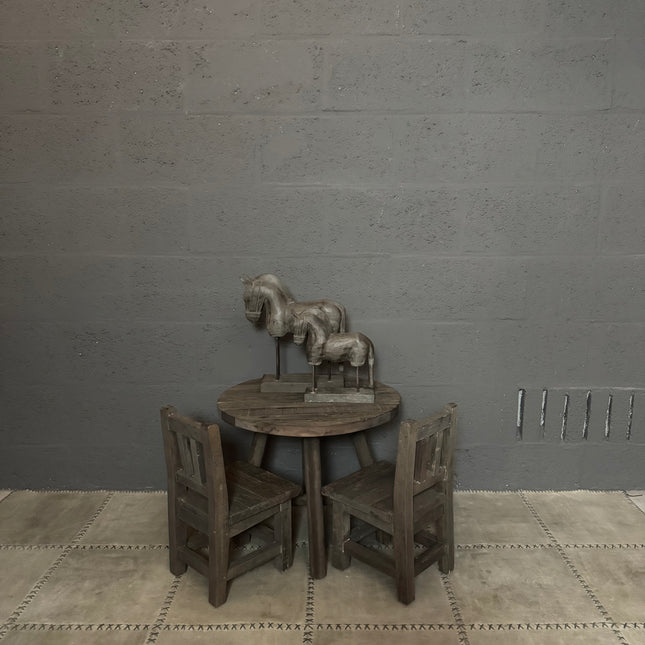 Driftwood Kinderstoeltje – Massief Houten Stoeltje