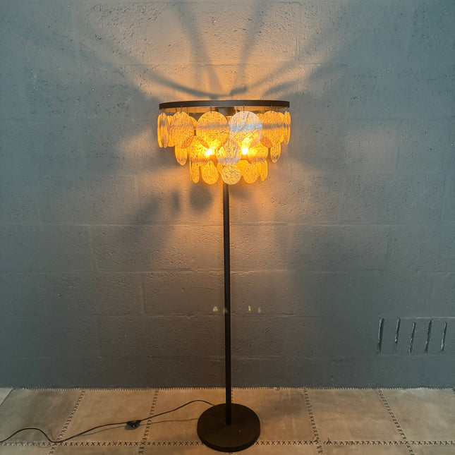 Vloerlamp Fineer Schijfjes – by Mooss