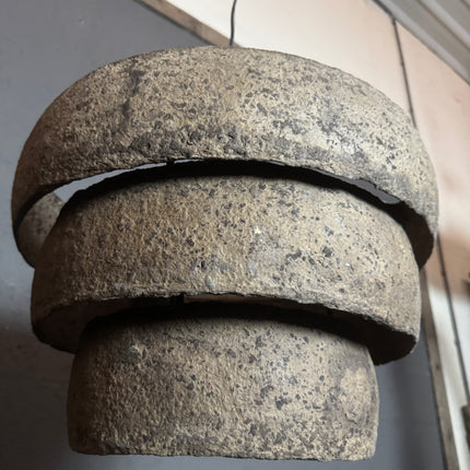 3-Laags Hanglamp – Papier-Maché / Klei Look