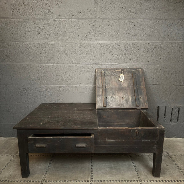 Uniek India Salontafel – Met Lade & Opbergklep