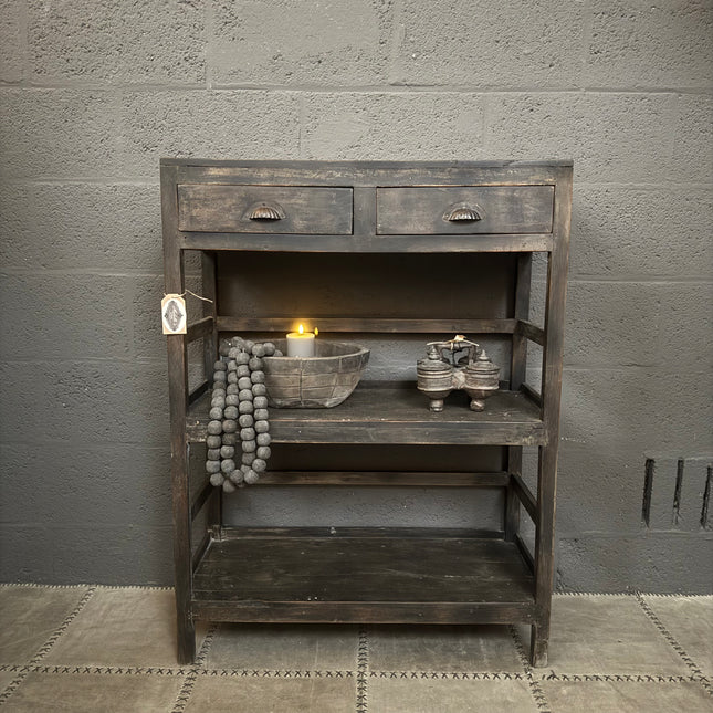 Uniek India Rek – 2 Lades & Meerdere Legplanken