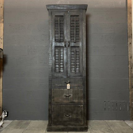 Uniek India Louvre Kledingkast – 3 Lades & Bovenkast