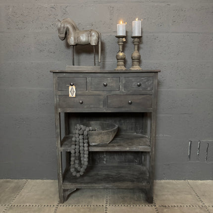 Uniek India Kastje – 5 Lades & 2 Legplanken