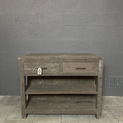 Driftwood Keukeneiland – Met 2 Lades & Open Vakken