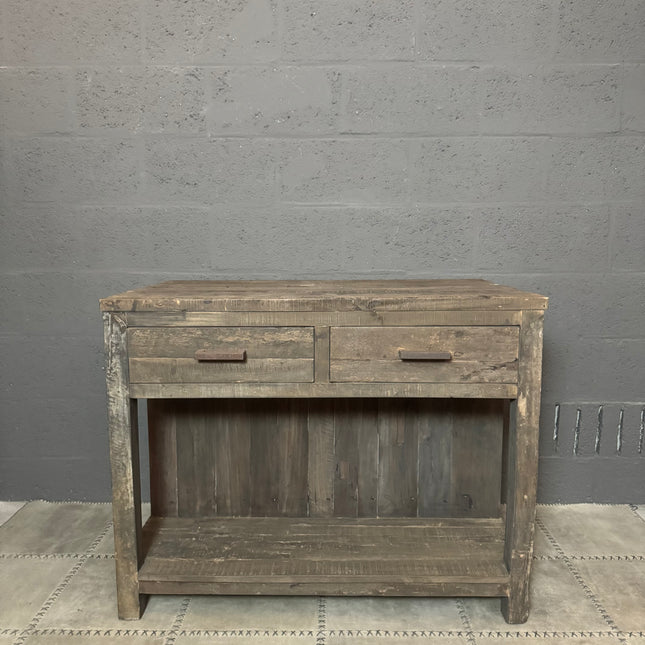 Driftwood Keukeneiland – Met 2 Lades & Open Vakken