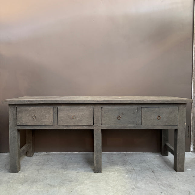 Old Barn Sidetable / Dressoir – Stoer Landelijk Houten Meubel met Lades