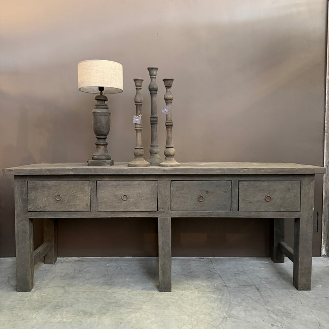 Old Barn Sidetable / Dressoir – Stoer Landelijk Houten Meubel met Lades