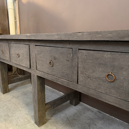 Old Barn Sidetable / Dressoir – Stoer Landelijk Houten Meubel met Lades