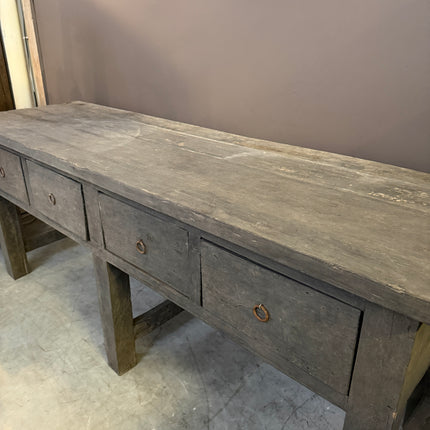 Old Barn Sidetable / Dressoir – Stoer Landelijk Houten Meubel met Lades