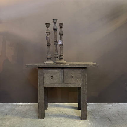 Old Barn Sidetable 100 cm – Landelijk Houten Dressoir met 2 Lades