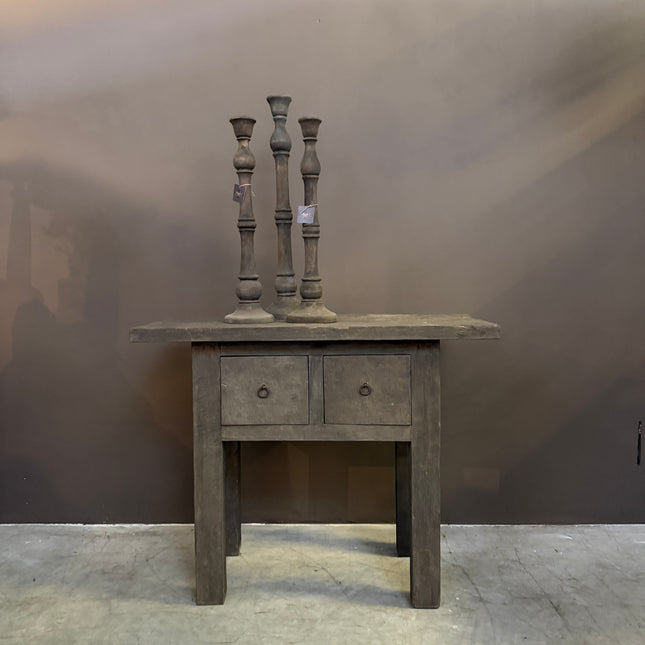 Old Barn Sidetable 100 cm – Landelijk Houten Dressoir met 2 Lades