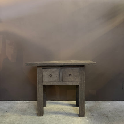 Old Barn Sidetable 100 cm – Landelijk Houten Dressoir met 2 Lades