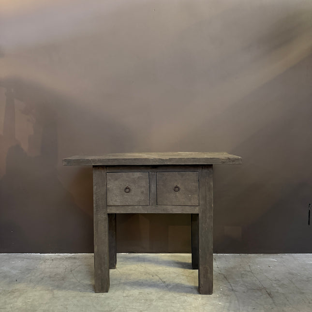 Old Barn Sidetable 100 cm – Landelijk Houten Dressoir met 2 Lades