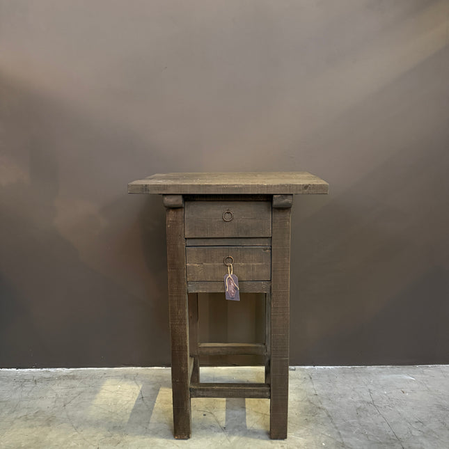 Driftwood Ladekastje 90 cm – Landelijk Houten Kastje met 2 Lades