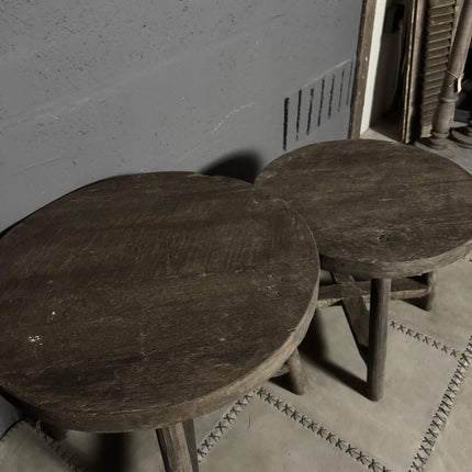 Old Barn Salontafels – Authentieke houten bijzettafels | Los of als set
