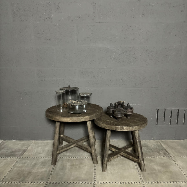 Old Barn Salontafels – Authentieke houten bijzettafels | Los of als set
